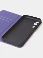 Фиолетовый чехол-книжка для Tecno Pova Neo 2 из нубука Super Creative