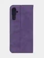 Фиолетовый чехол-книжка для Tecno Pova Neo 2 из нубука Super Creative