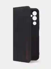 Черный чехол-книжка для Tecno Pova Neo 2 из нубука Super Creative