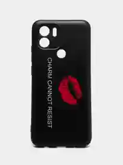 Синий чехол для Xiaomi Redmi A1+/A2+/Poco C51 (Сяоми Редми А1 Плюс), с принтом