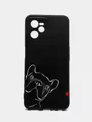 Песочный хаки силиконовый чехол для Realme C35 4G/Realme Narzo 50A Prime, с принтом