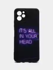 Серый силиконовый чехол для Huawei NOVA Y61, с принтом, с рисунком (Хуавей Нова у61)
