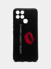 Синий чехол для Infinix Smart 6/Smart 6Plus с принтом, с рисунком (Инфиникс Смарт 6)