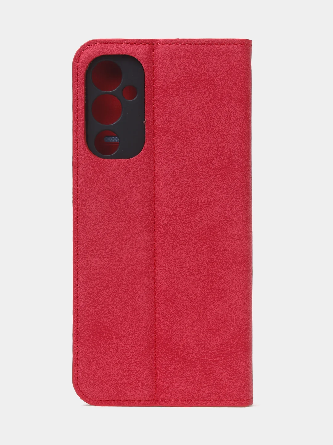 Красный чехол-книжка для Tecno Pova 4 из нубука Super Creative