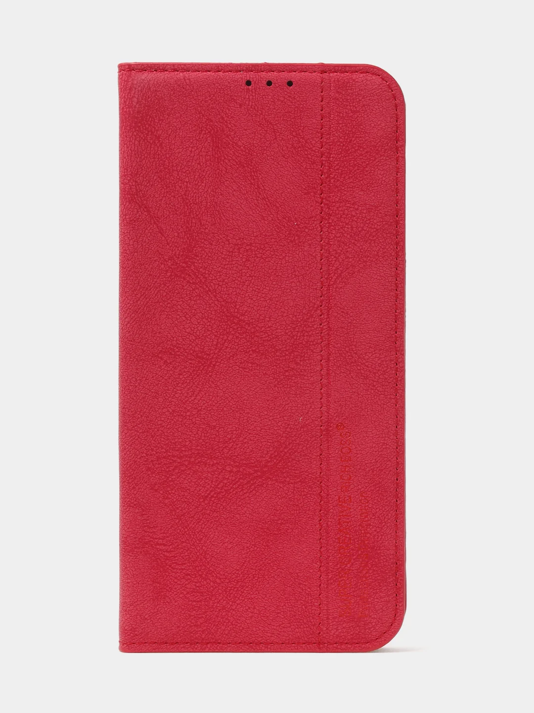 Красный чехол-книжка для Tecno Pova 4 из нубука Super Creative