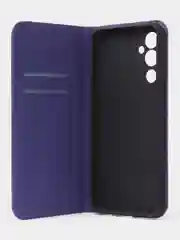 Фиолетовый чехол-книжка для Tecno Pova 4 из нубука Super Creative