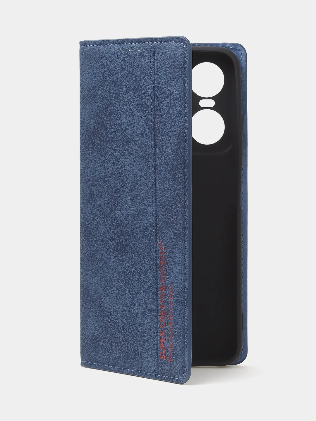 Чехол-книжка для Tecno Pop 6 Pro из нубука Super Creative