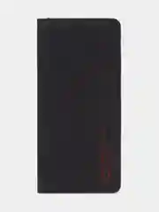 Черный чехол-книжка для Tecno Camon 19 / Tecno Camon 19 Pro из нубука Super Creative
