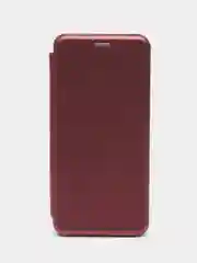 Бордовый чехол-книжка для Huawei Nova Y70, Nova Y90 на магните