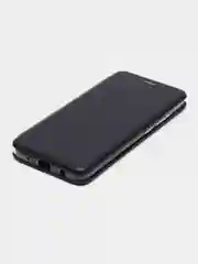 Темно-синий чехол-книжка для Xiaomi Redmi A1+, A1 Plus, на магните