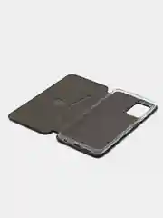 Черный чехол-книжка для Xiaomi Poco M5S, Redmi Note 10, Note 10S