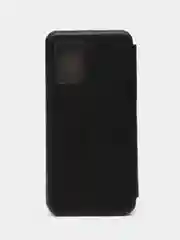 Черный чехол-книжка для Xiaomi Poco M5S, Redmi Note 10, Note 10S