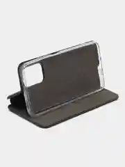 Черный чехол-книжка для Xiaomi Poco M5S, Redmi Note 10, Note 10S