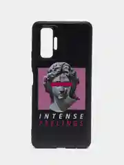 Золотой силиконовый чехол на Xiaomi Note 10 Pro 4G, Note 10 Pro Max, (Сяоми Нот 10 Про Макс)
