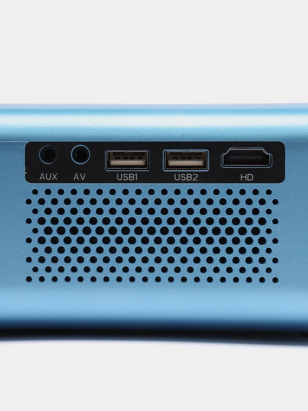 Синий проектор с беспроводным подключением AAO YG-T4 1080P, WIFI Bluetooth multiscreen