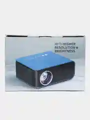 Синий проектор с беспроводным подключением AAO YG-T4 1080P, WIFI Bluetooth multiscreen