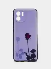 Серебряный чехол для Xiaomi Redmi A1 / A2, с принтом, с рисунком (Сяоми Редми А1 / А2)