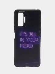 Серый силиконовый чехол на Xiaomi Note 10 Pro 4G, Note 10 Pro Max, (Сяоми Нот 10 Про Макс)