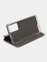 Серебряный чехол книжка для Xiaomi 12 Lite, Redmi 12T, Xiaomi 12T PRO на магните