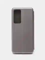 Серебряный чехол книжка для Xiaomi 12 Lite, Redmi 12T, Xiaomi 12T PRO на магните