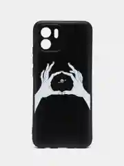 Пастельно-коралловый чехол для Xiaomi Redmi A1 / A2, с принтом, с рисунком (Сяоми Редми А1 / А2)