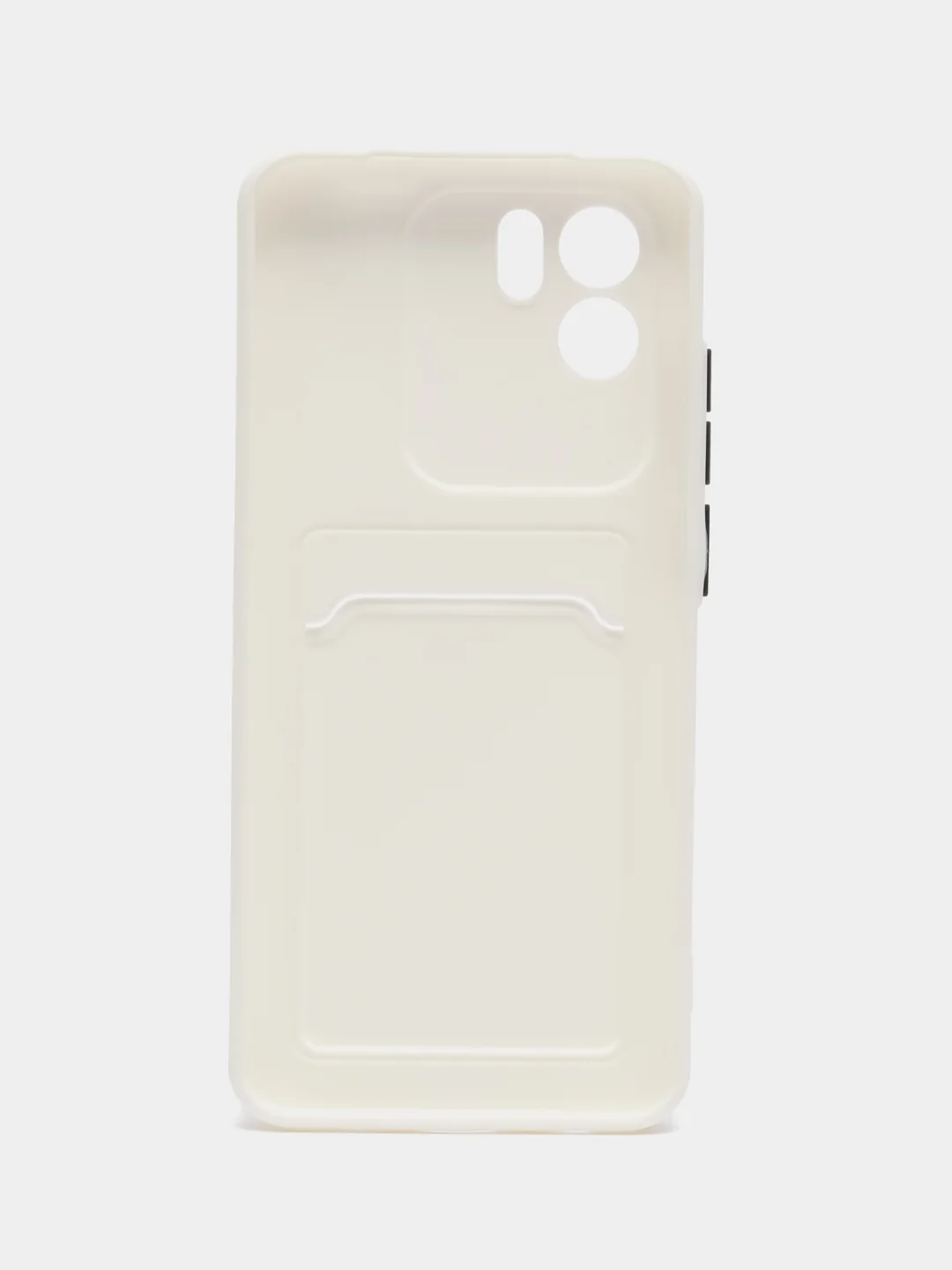 Белый чехол для Xiaomi Redmi A1 / Redmi A2, Сяоми Редми А1 / А2, с карманом для карт
