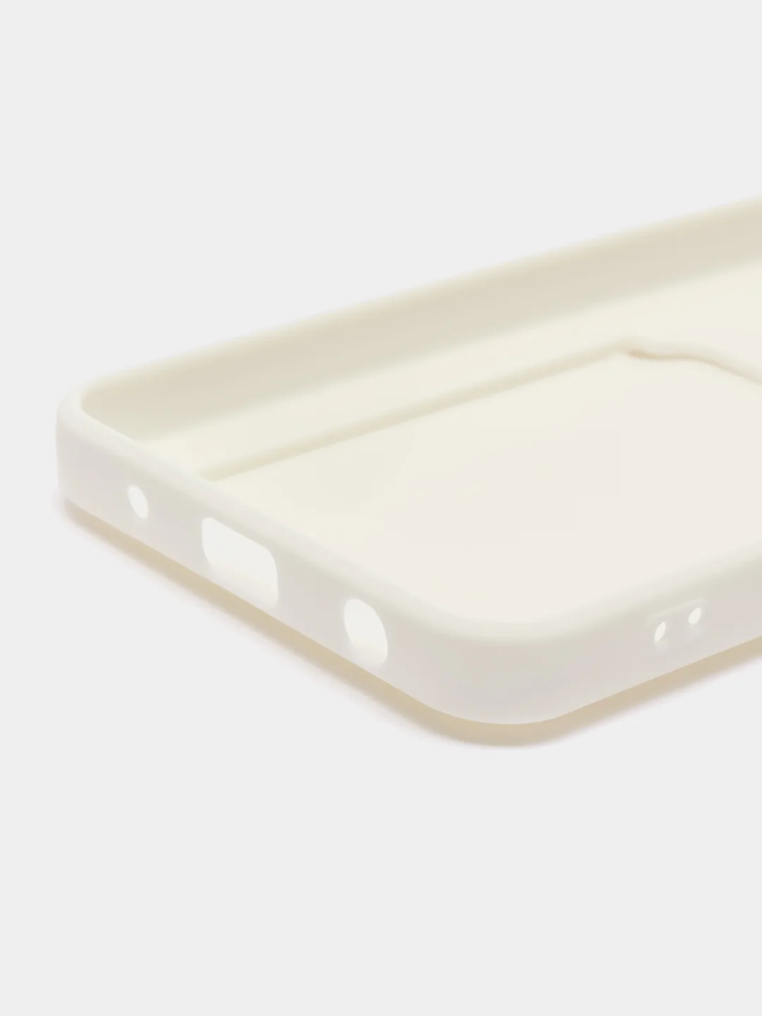 Белый чехол для Xiaomi Redmi A1 / Redmi A2, Сяоми Редми А1 / А2, с карманом для карт