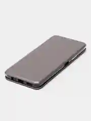 Серебряный чехол-книжка для Huawei Nova Y70, Nova Y90 на магните