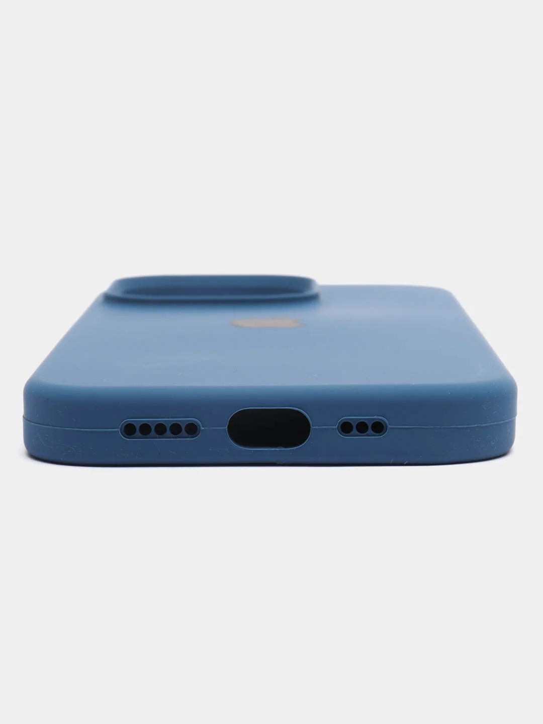 Морской чехол Silicone Case для iPhone 14, 14 Pro, 14 Plus, 14 Pro Max, с закрытым низом