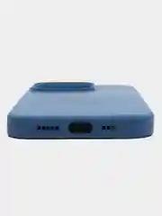 Морской чехол Silicone Case для iPhone 14, 14 Pro, 14 Plus, 14 Pro Max, с закрытым низом