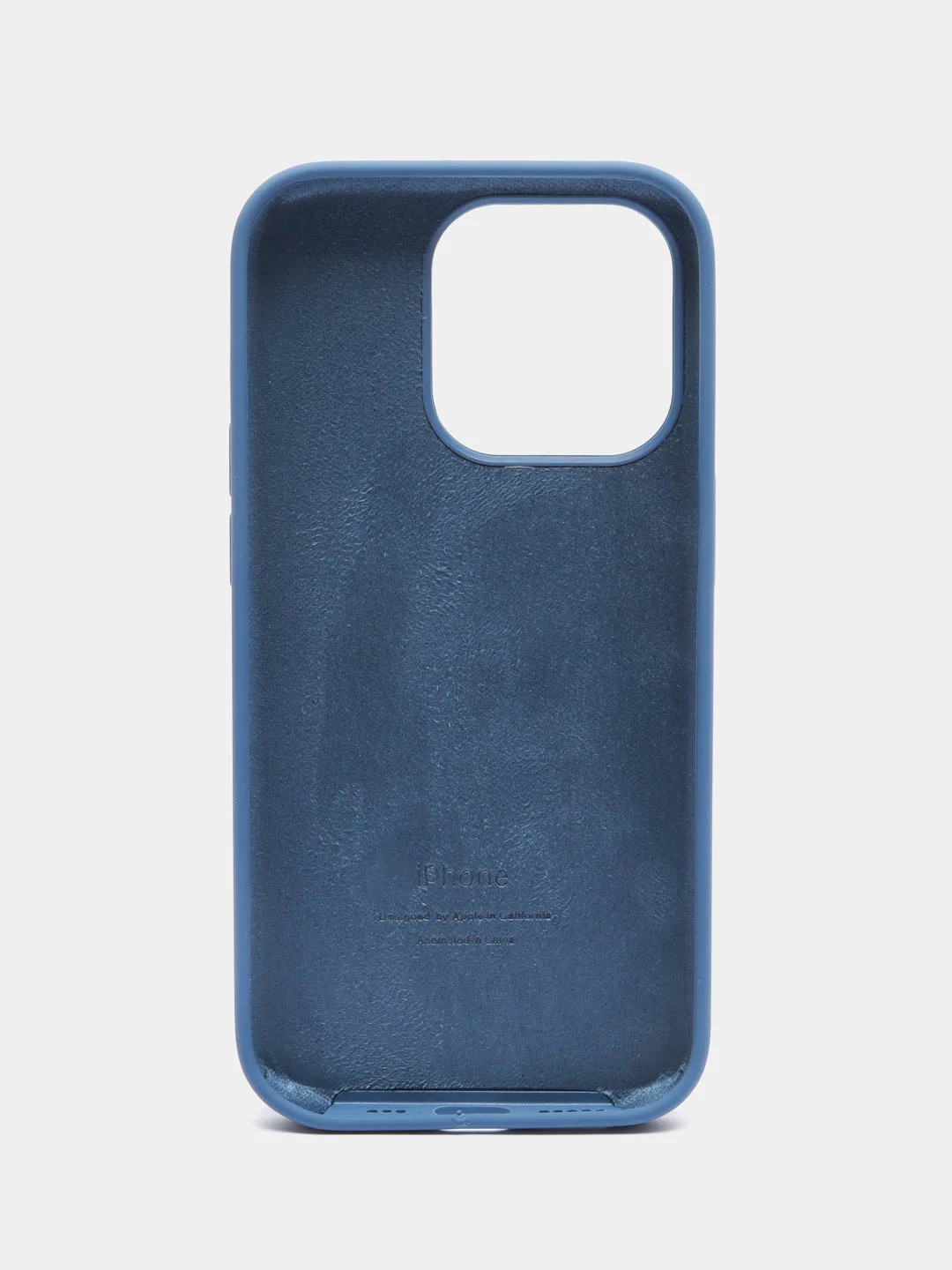 Морской чехол Silicone Case для iPhone 14, 14 Pro, 14 Plus, 14 Pro Max, с закрытым низом