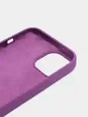 Пурпурный чехол Silicone Case для iPhone 14, 14 Pro, 14 Plus, 14 Pro Max, с закрытым низом