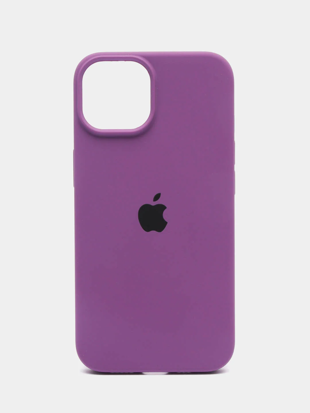 Пурпурный чехол Silicone Case для iPhone 14, 14 Pro, 14 Plus, 14 Pro Max, с закрытым низом