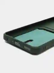 Тёмно-зелёный чехол для Realme 10, Реалми 10 силиконовый, с карманом для карты