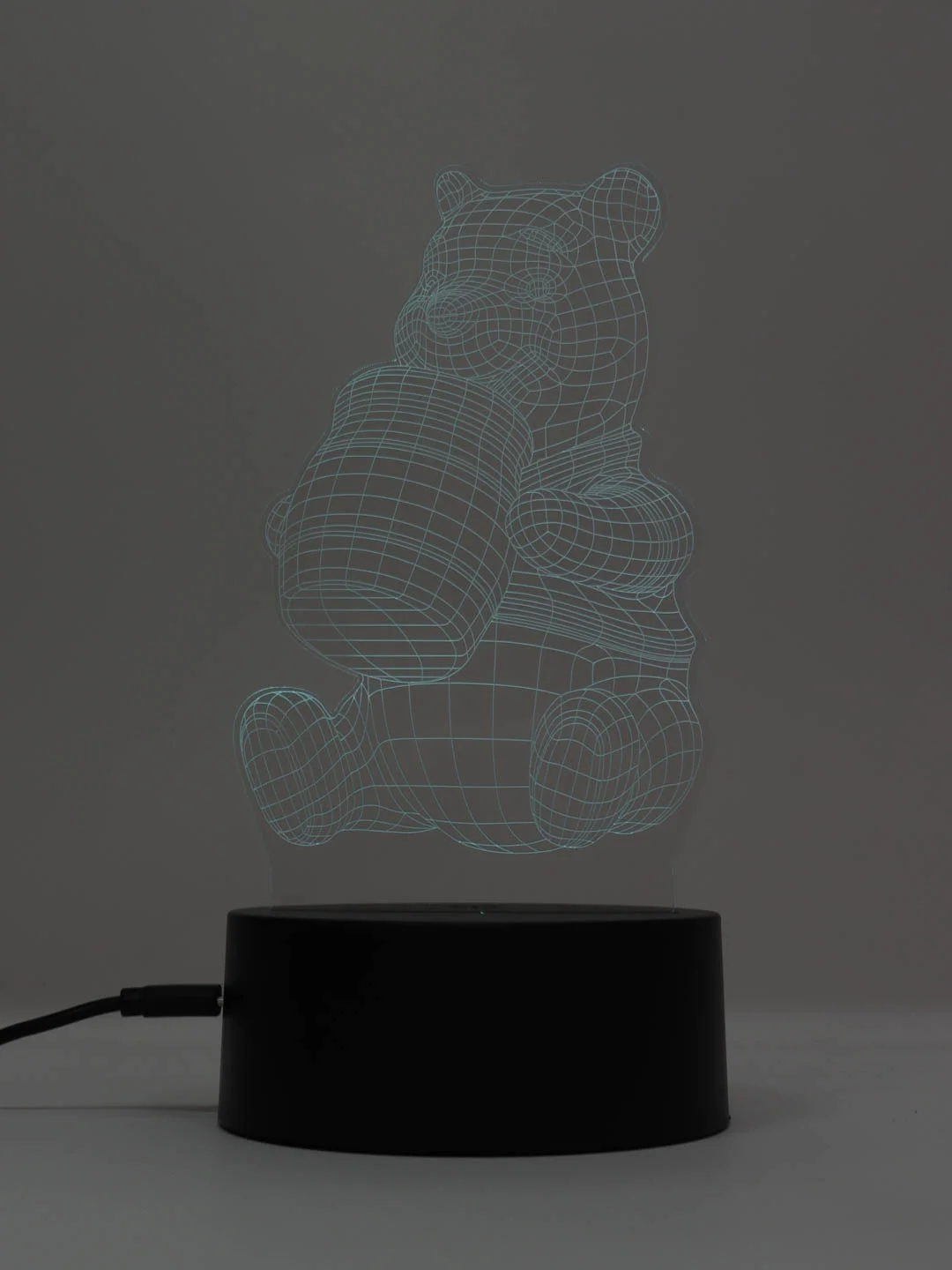 Белый светодиодный LED светильник-ночник 3D/RGB ночник