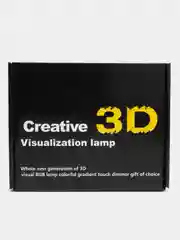 Белый светодиодный LED светильник-ночник 3D/RGB ночник