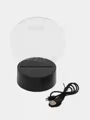 Бежевый меланж светодиодный LED светильник-ночник 3D/RGB ночник