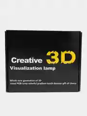 Бежевый меланж светодиодный LED светильник-ночник 3D/RGB ночник