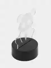 Алый светодиодный LED светильник-ночник 3D/RGB ночник
