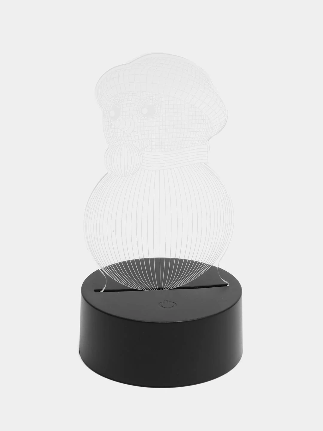 Бордовый светодиодный LED светильник-ночник 3D/RGB ночник
