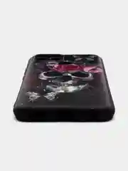 Тёмно-бордовый чехол для Infinix Smart 6/Smart 6Plus с принтом, с рисунком (Инфиникс Смарт 6)