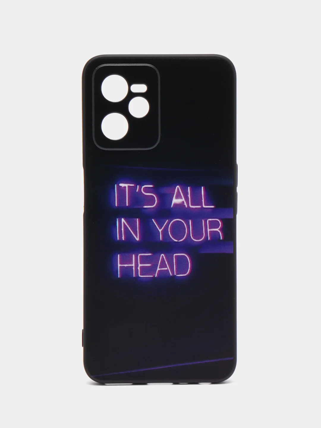Серый силиконовый чехол для Realme C35 4G/Realme Narzo 50A Prime, с принтом