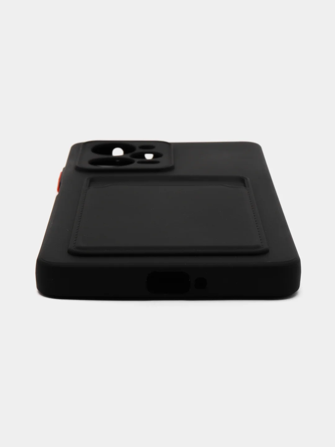 Черный чехол для Xiaomi POCO X5 Pro 5G / Redmi Note 12 Pro 5G, Поко Х5 Про, с карманом для карт