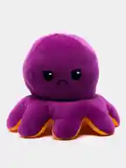 Оранжевый игрушка мягкая "Осьминог перевертыш", двухсторонняя