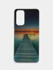 Синий чехол Xiaomi Redmi Note 11 4G, Note 11S, Сяоми Редми Нот 11 4G, 11С силиконовый с рисунком