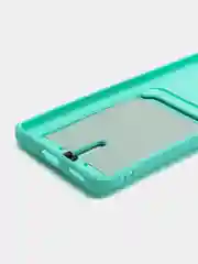 Бирюзовый чехол для Xiaomi 13 Lite / Сяоми 13 Лайт, силиконовый, с карманом для карты