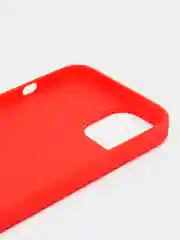 Красный чехол для iPhone 13 / Айфон 13, силиконовый, цветной, матовый