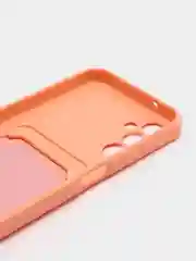 Конфетный чехол для Samsung Galaxy A14 5G / Самсунг А14 5Г, силиконовый, с карманом для карты