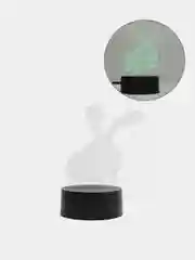 Бордовый светодиодный LED светильник-ночник 3D/RGB ночник