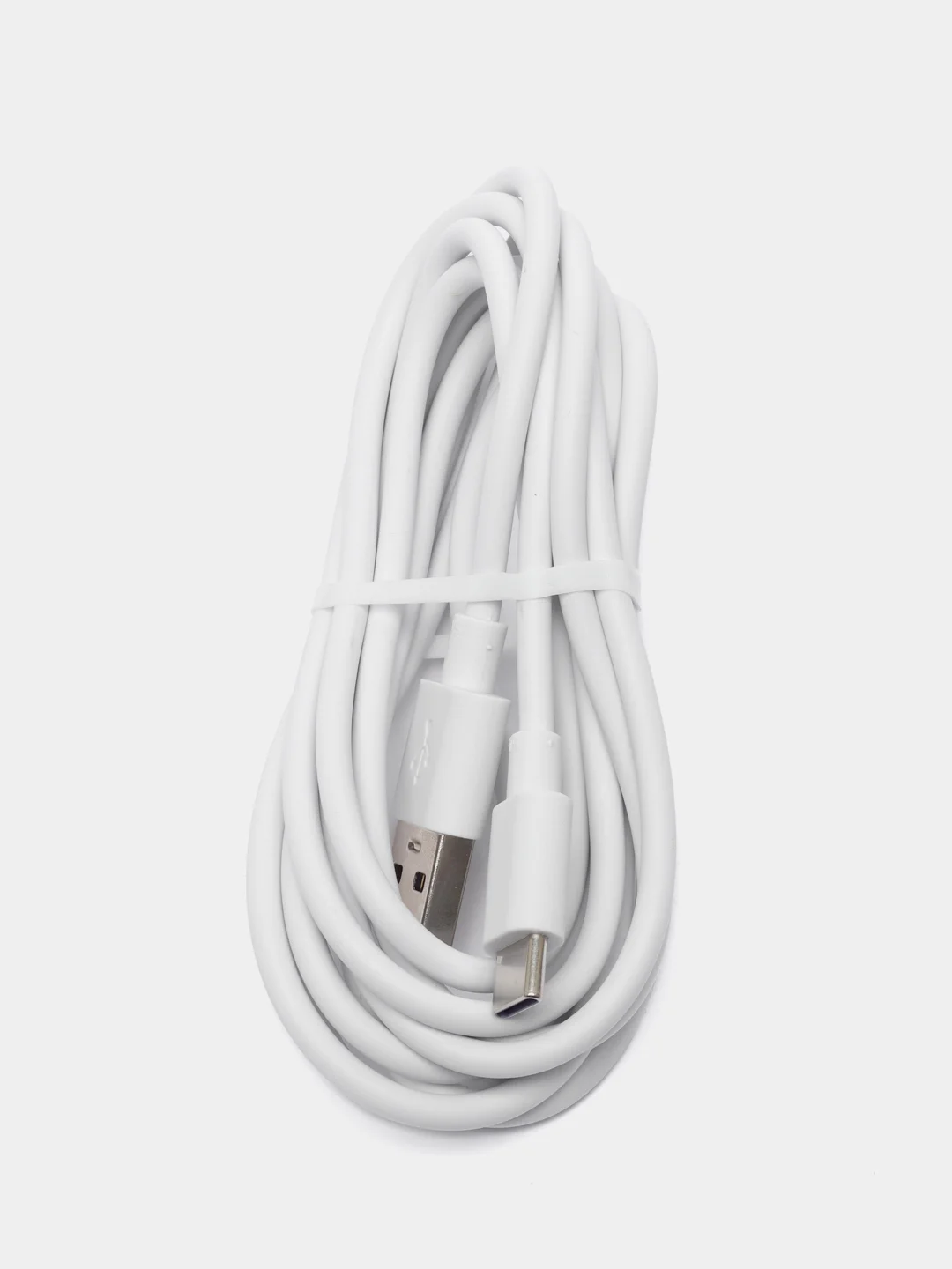 Белый кабель 5A USB Type-C, быстрая зарядка и передача данных